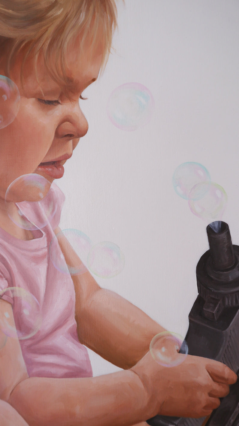 Make Bubbles, Not War - Fine Art by Natalie Koeken