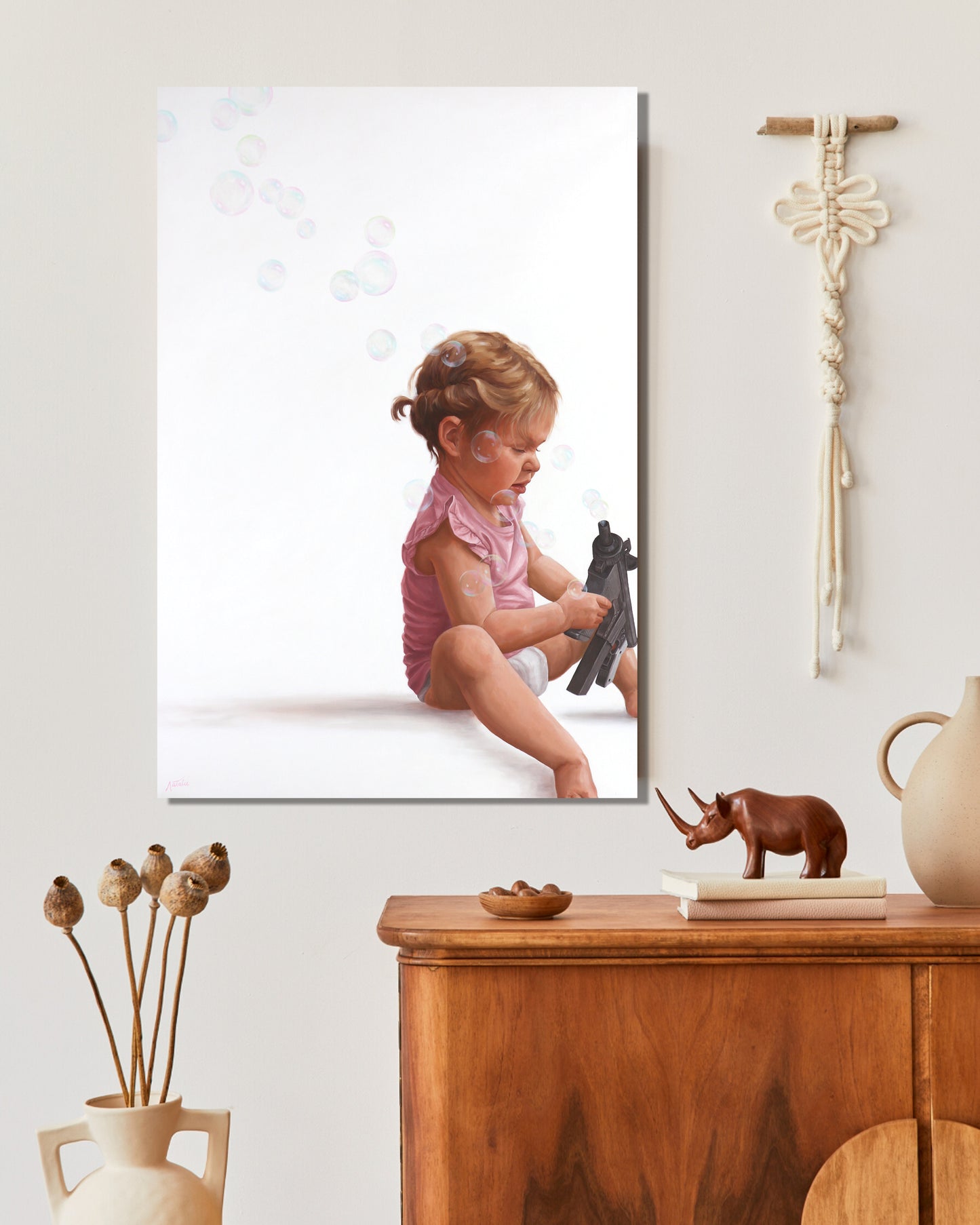 Make Bubbles, Not War - Fine Art by Natalie Koeken