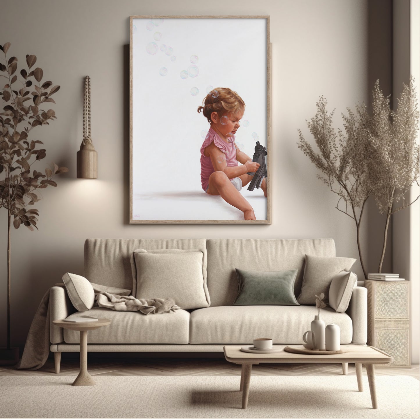 Make Bubbles, Not War - Fine Art by Natalie Koeken