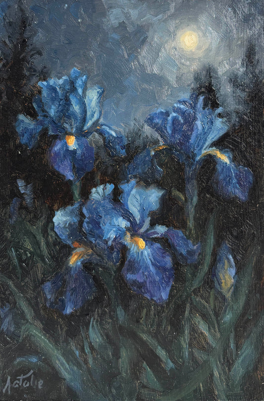 Moonlit Blues - Natalie Koeken Fine Art
